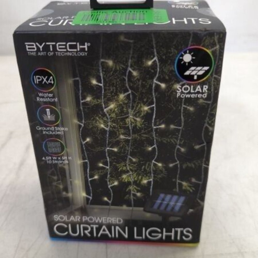 BYTECH SOLAR POWER CURTAIN LIGHTS - 5FT